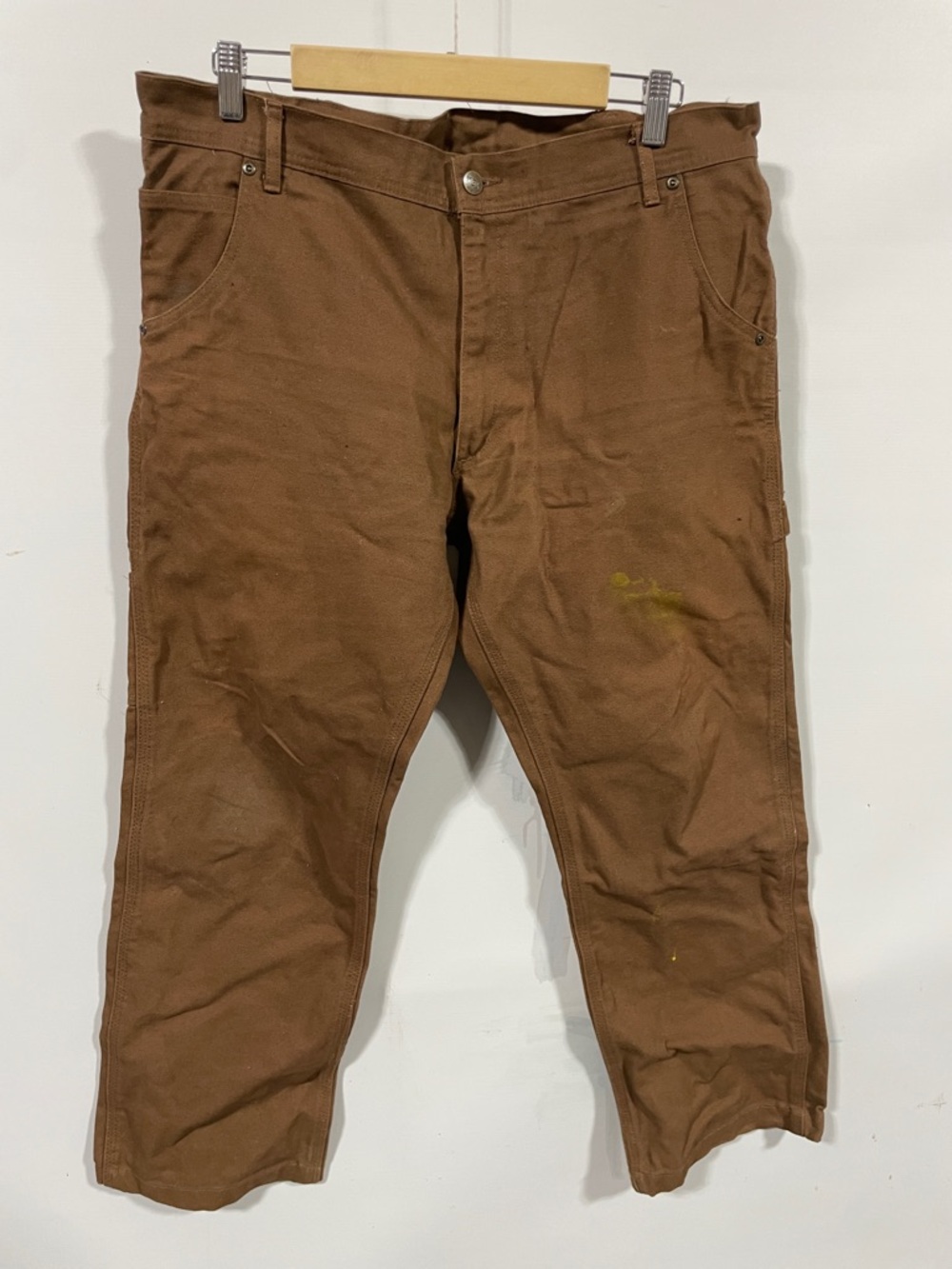 Key Men's Brown Work Pants - Durable Canvas Utility Trousers
